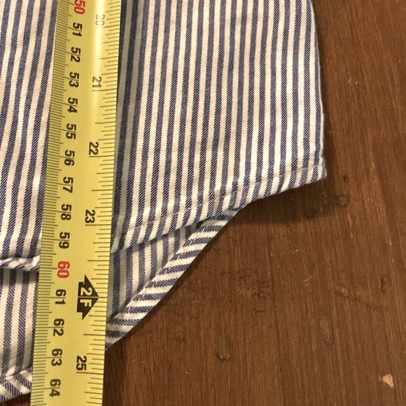 TAHARI Pinstripe Striped Shirt - Picture 6 of 6
